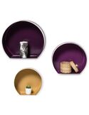 Tablette murale Set TRIPLE 110 PLUM Or - par Arte Espina
