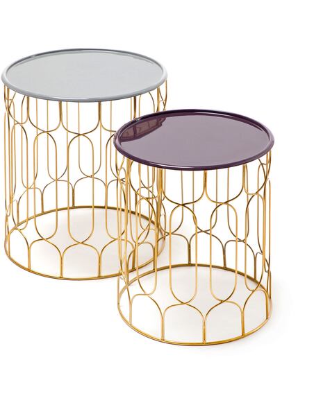 2x Tables TIMBA 210 Gris Prune - par Arte Espina