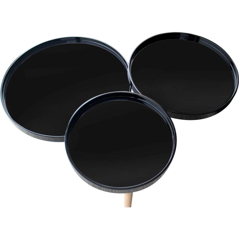 Table de plateau BUTLER 110 Noir - par Arte Espina