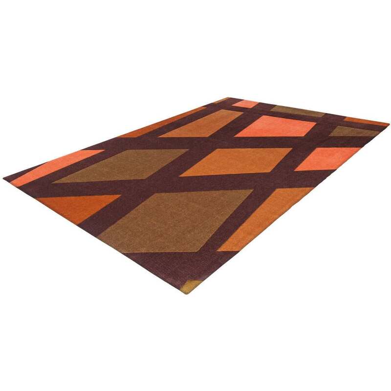Tapis STYLE DE 32 Marron Orange - par Arte Espina