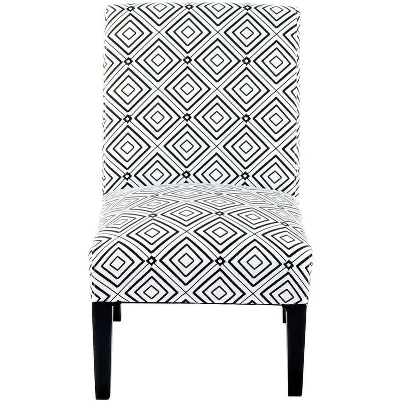 Fauteuil INDIRA 110 Noir Blanc - par Arte Espina