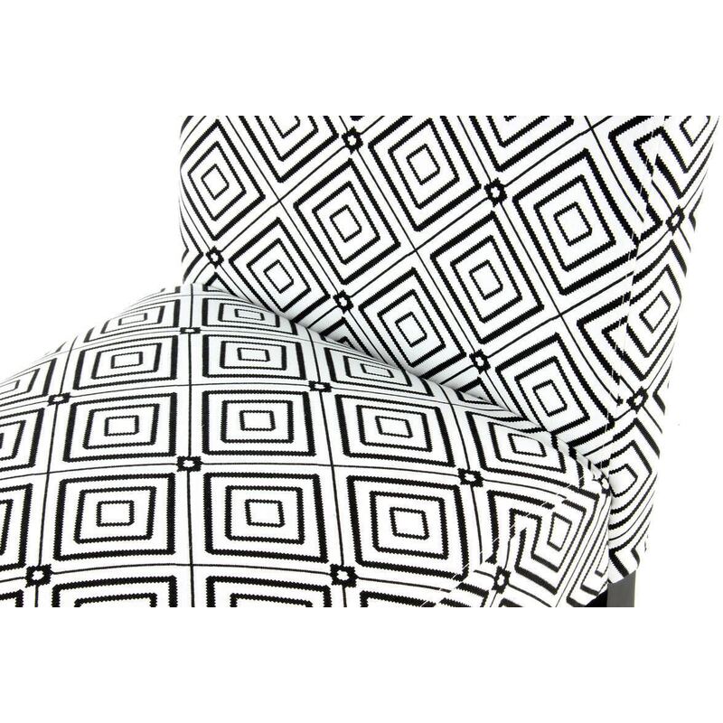 Fauteuil INDIRA 110 Noir Blanc - par Arte Espina