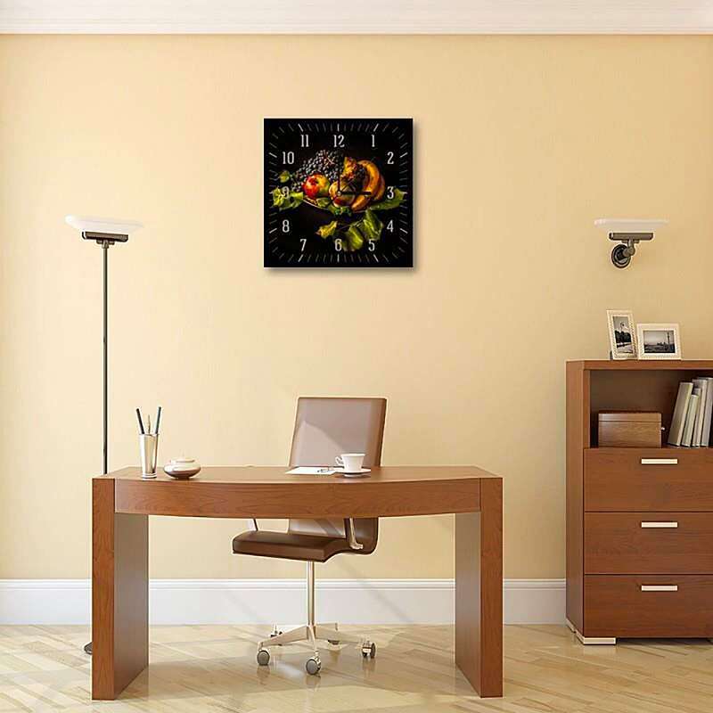 Horloge TOUJOURS LA VIE imprimé sur bois - par Feeby