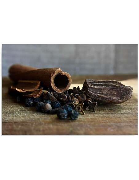 Tableau ÉPICES 3 imprimé sur bois - par Feeby