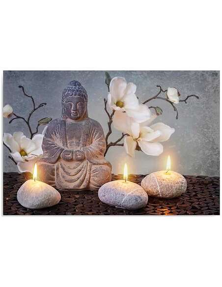 Tableau BUDDA imprimé sur bois - par Feeby