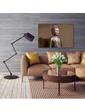 Tableau BOUDDHA SUR UN FOND BRUN imprimé sur bois - par Feeby