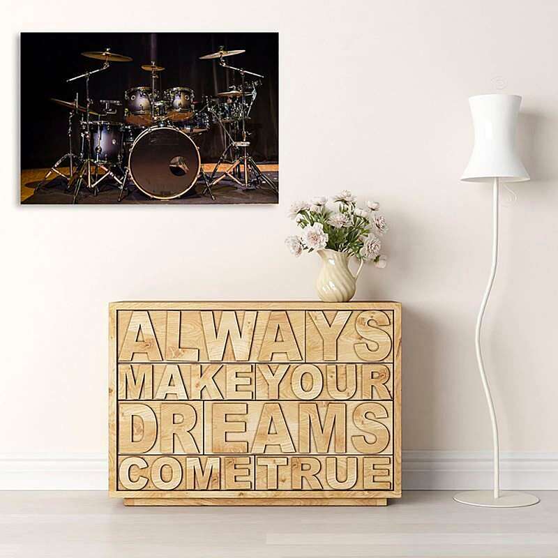 Tableau KIT TAMBOUR imprimé sur bois - par Feeby