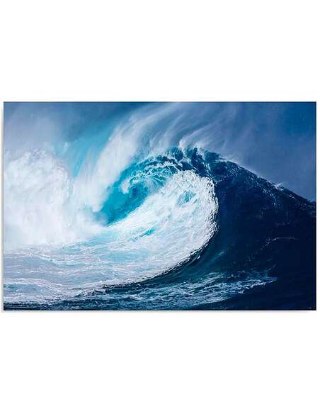 Tableau VAGUE DE LA MER imprimé sur toile - par Feeby