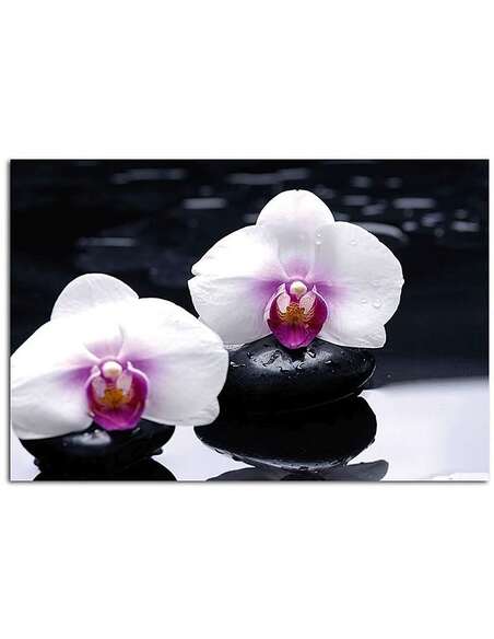 Tableau AVEC 3 imprimé sur toile - par Feeby