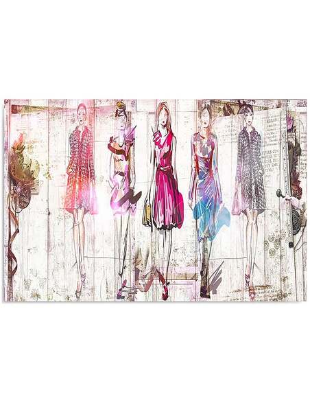 Tableau MODÈLES imprimé sur toile - par Feeby