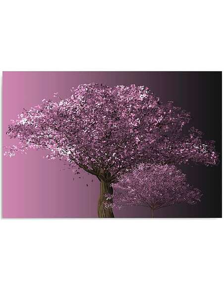 Tableau ARBRE VIOLET imprimé sur toile - par Feeby