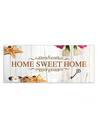 Tableau HOME SWEET HOME AVEC BIELI imprimé sur toile - par Feeby