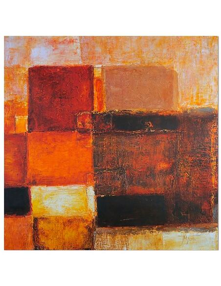 Tableau FORMES SOMBRES ABSTRACTION imprimé sur toile - par Feeby