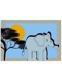 Tableau ÉLÉPHANT D’AFRIQUE imprimé sur toile - par Feeby