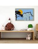 Tableau ÉLÉPHANT D’AFRIQUE imprimé sur toile - par Feeby