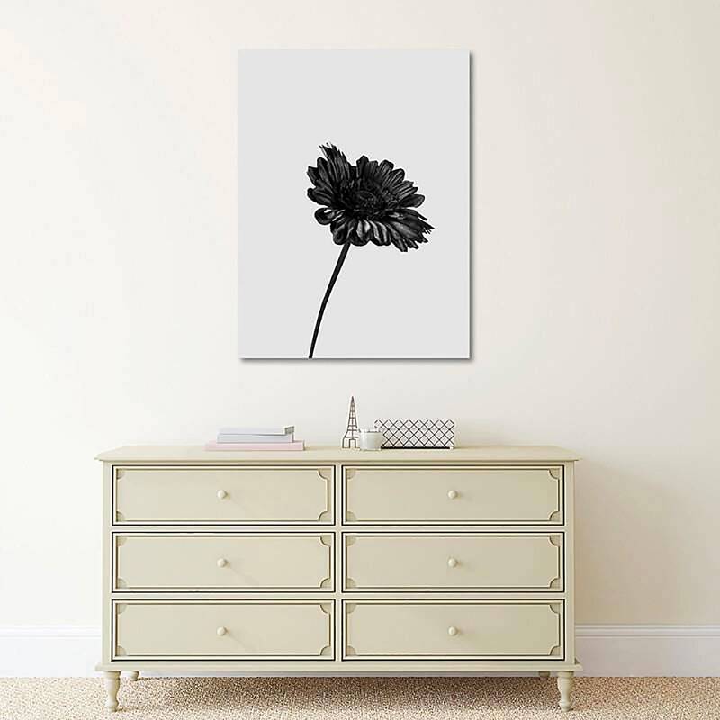 Tableau UNE SEULE FLEUR 2 imprimé sur toile - par Feeby