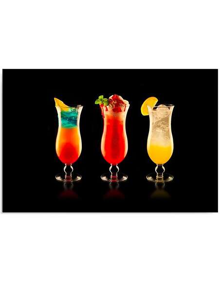 Tableau COCKTAILS imprimé sur toile - par Feeby
