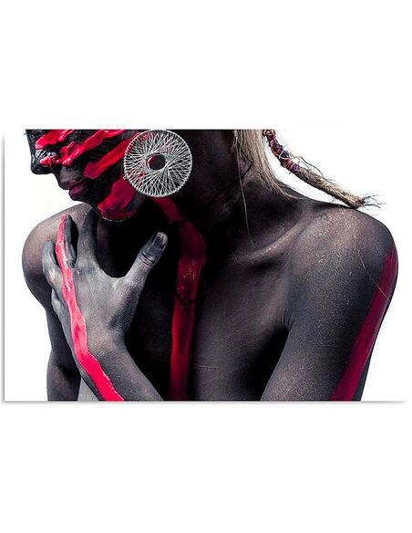 Tableau BODYPAINTING imprimé sur toile - par Feeby