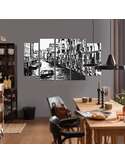 Composition de 5 tableaux CANAL DE VENISE imprimé sur toile - par Feeby