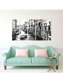 Composition de 5 tableaux CANAL DE VENISE imprimé sur toile - par Feeby