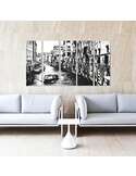 Composition de 5 tableaux CANAL DE VENISE imprimé sur toile - par Feeby