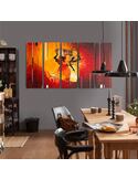 Composition de 5 tableaux SUD imprimé sur toile - par Feeby