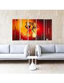 Composition de 5 tableaux SUD imprimé sur toile - par Feeby