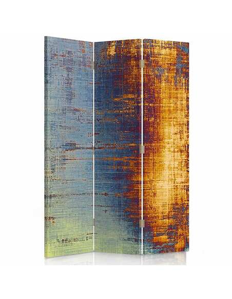 Paravent 3 volets ABSTRACTION SUNRISE - par Feeby