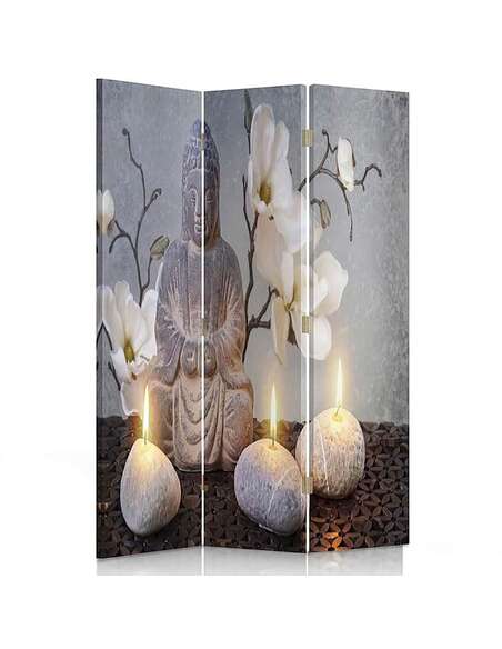 Paravent 3 volets BUDDA - par Feeby