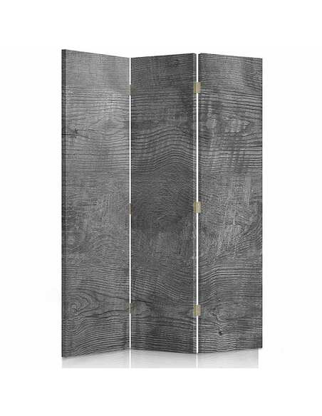Paravent 3 volets GRIS DE BOIS - par Feeby