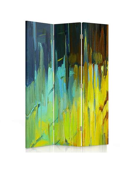 Paravent 3 volets PAYSAGE ABSTRAIT 2 - par Feeby