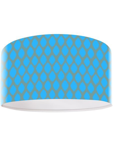 Suspension Stamps Bleu