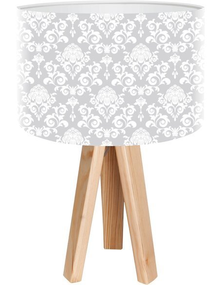 Lampe de chevet Stamps Gris