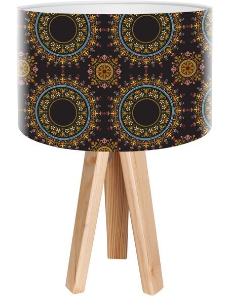 Lampe de chevet Ethno Marron