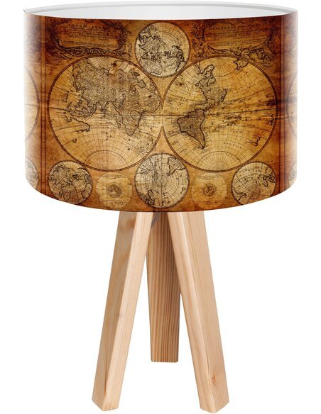 Lampe de chevet Stamps Marron