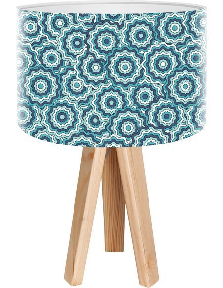 Lampe de chevet Stamps Bleu