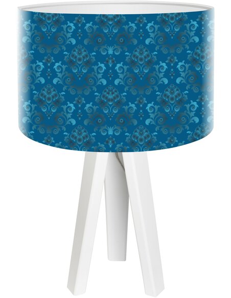 Lampe de chevet Stamps Bleu