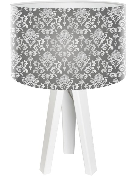 Lampe de chevet Stamps Gris