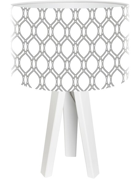 Lampe de chevet Stamps Gris