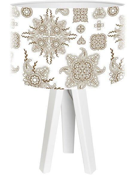 Lampe de chevet Yoga Marron