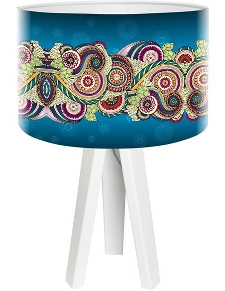 Lampe de chevet Yoga Bleu