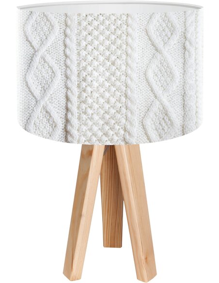 Lampe de chevet Stamps Gris