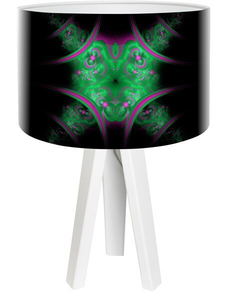 Lampe de chevet Mandala Noir