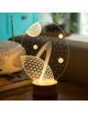 Lampe Bulbing GALAXY 3D Lumière Led