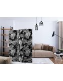 Paravent 3 volets BLACK AND WHITE JUNGLE 