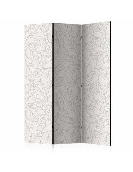 Paravent 3 volets COLOURLESS LEAVES  | Artgeist |