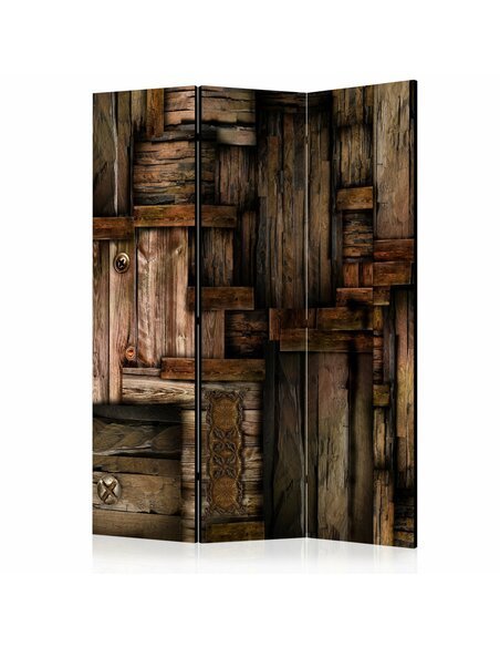 Paravent 3 volets WOODEN PUZZLE  | Artgeist |