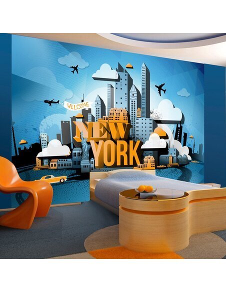 Papier peint NEW YORK welcome 