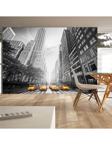 Papier peint NEW YORK yellow taxis 