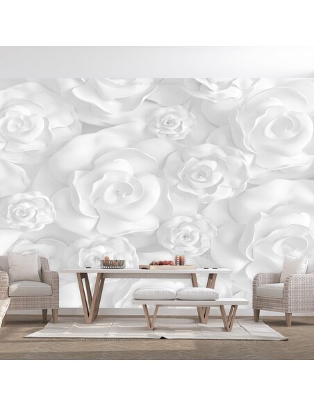 Papier peint PLASTER FLOWERS 